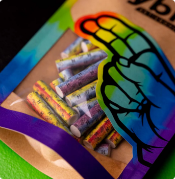 Hybrid Supreme Filters Rainbow ø 6,4mm 55Stk